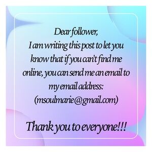 Dear Followers!